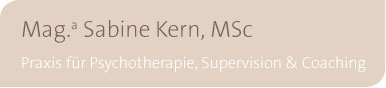 Mag. Sabine Kern, MSc, Praxis für Psychotherapie, Supervision & Coaching
